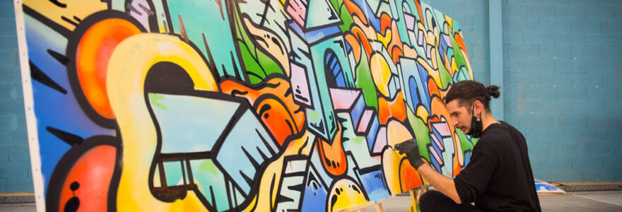 Animation street art